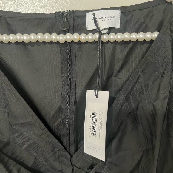 WHO WHAT WEAR COLLECTION Alex Shirred Minidress - L - Picture 5 of 7